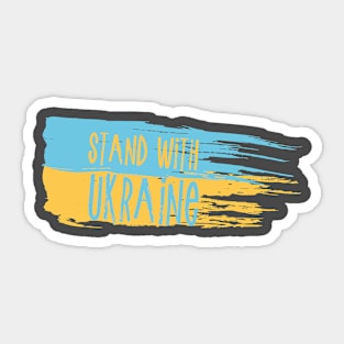 Stand With Ukraine Sticker